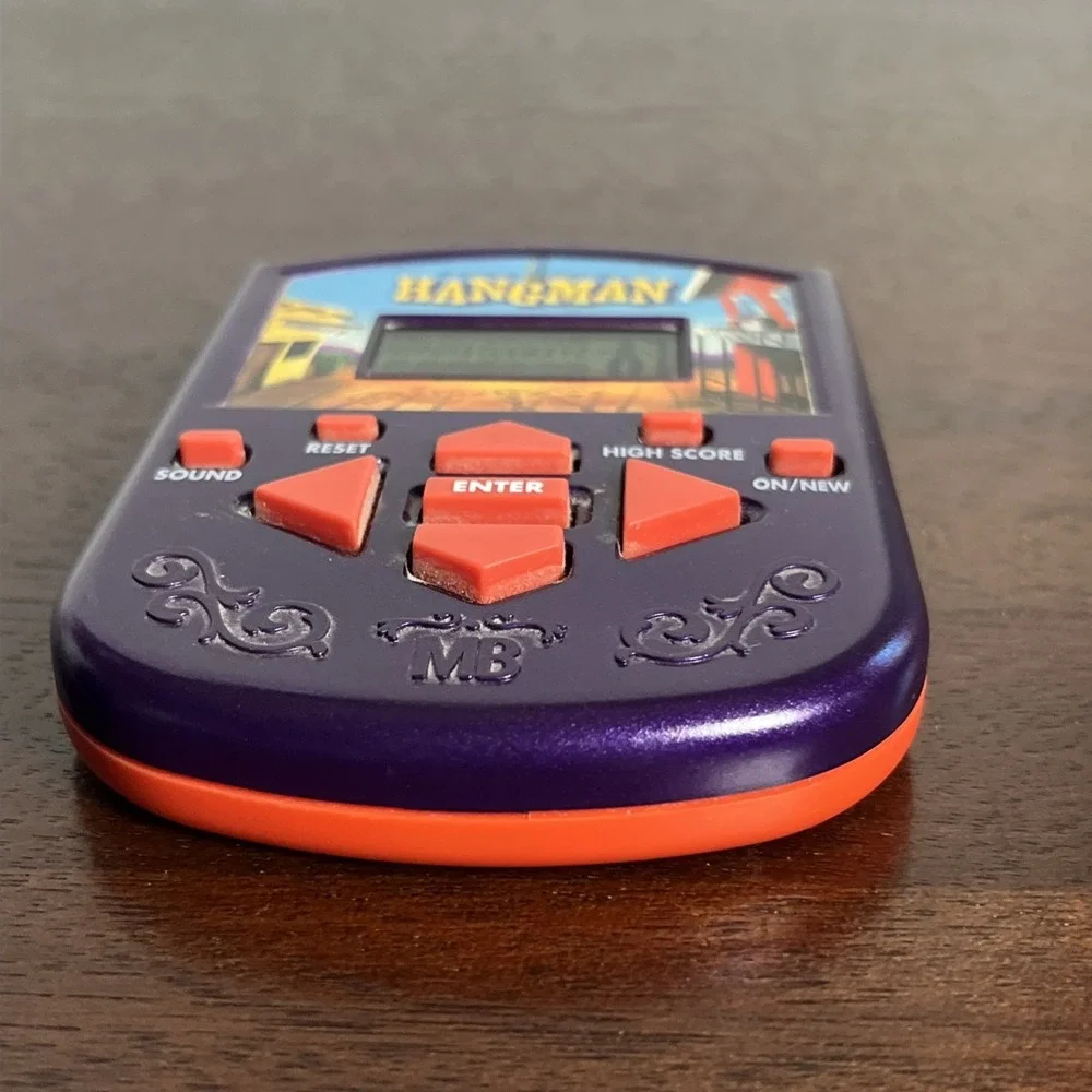 Vintage 2002 Milton Bradley Hangman Electronic Handheld Game Tested Works Words